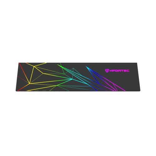 Nfortec - MAI ARGB-Beleuchtungstafel für PC-Spiele, magnetische Beschriftung, 327x81x7 mm von Nfortec