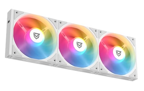 Nfortec Stellar Trifan Kit 3 Lüfter ARGB 120mm Easy Click 1800RPM Ultra Leise Weiß Nfortec Stellar Trifan Kit 3 Lüfter ARGB 120mm Easy Click 1800RPM Ultra Leise Weiß von Nfortec