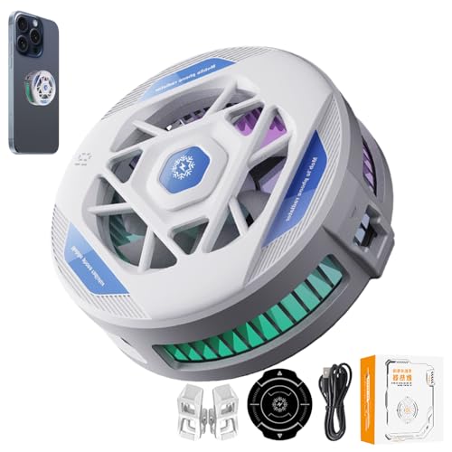 Nhujevkom Telefonkühler, kabelloser Magnet-Handykühler, leiser USB-Halbleiter-Handy-Kühler für Handy, Spiel, Reisen, Outdoor, Sport, Wettbewerb Nhujevkom Telefonkühler, kabelloser Magnet-Handykühler, leiser USB-Halbleiter-Handy-Kühler für Handy, Spiel, Reisen, Outdoor, Sport, Wettbewerb von Nhujevkom