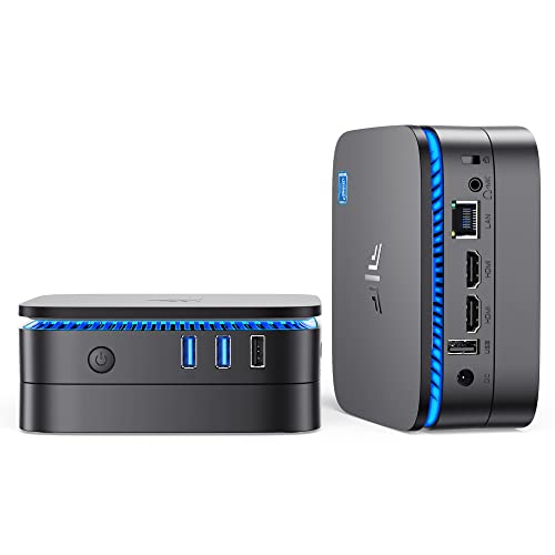 NiPoGi AK1PRO Mini PC Ιntel Celeron N5105(bis zu 2.9GHz),16GB RAM 512GB ROM Mini Desktop PC, Micro Desktop Computer,4K UHD Dual Display/WiFi 5/BT4.2/Gigabit Ethernet/2x HDMI für Büro,Business,Heimkino von NiPoGi