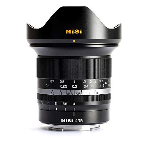 NiSi 15mm F4 ASPH Ultra-Weitwinkel Vollformat Objektiv für Sony E-Mount/Nikon Z-Mount/Cannon RF-Mount/Fujifilm X-Mount/Leica/Panasonic LUMIX/Sigma FP L-Mount von NiSi