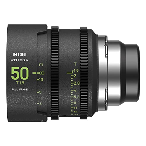 NiSi Athena 50mm T1,9 Prime Cine Objektiv Vollformatobjektiv für PL-Mount von NiSi