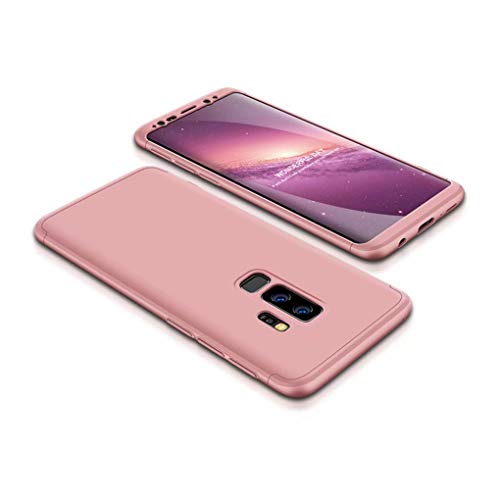 NiaCoCo Kompatibel mit Schutzhülle für Samsung Galaxy S9+/S9 Plus, stoßfest, ultradünn, Kratzfest, Schutzhülle für Samsung Galaxy S9+/S9 Plus, goldfarben, Rosa von NiaCoCo