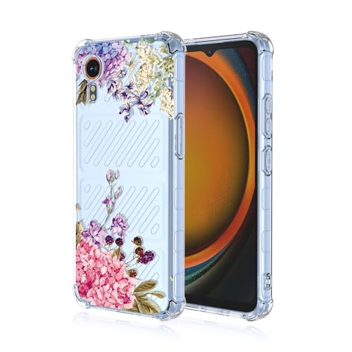 Niaoszhex Blume Fall Hülle für Samsung Galaxy Xcover 7,TPU-Material,Drop-Proof Fall,volle Vier Ecken Schutzhülle.(A57) von Niaoszhex