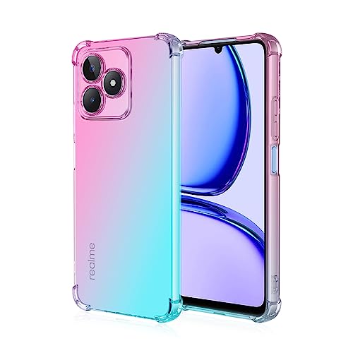 Niaoszhex Hülle für HTC U23 Pro, TPU-Silikonhülle, Anti-Fall-Softshell, Vier-Ecken-Airbag,Anti-Drop staubdicht Stoßfest Hülle (Rosa grün) von Niaoszhex