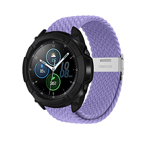 Niboow 22mm Armband für Xiaomi Watch 2 Pro/Watch S1/S1 Active/Mi Watch/Samsung Galaxy Watch 3 45mm, Nylon Armbänder für Samsung Gear S3 Frontier/S3 Classic/Gear S/Galaxy Watch 46mm - Violett Niboow 22mm Armband für Xiaomi Watch 2 Pro/Watch S1/S1 Active/Mi Watch/Samsung Galaxy Watch 3 45mm, Nylon Armbänder für Samsung Gear S3 Frontier/S3 Classic/Gear S/Galaxy Watch 46mm - Violett von Niboow