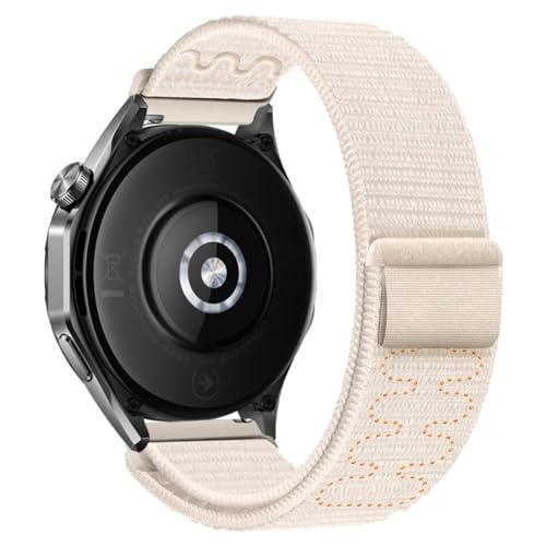 Niboow 22mm Nylon Armband für Huawei Watch GT 5 Pro 46mm/GT 5 46mm/GT 4 46mm/Watch 4 Pro 48mm, Sport Uhrenarmband für Xiaomi Redmi Watch 5 Active/Watch 5 Lite/Watch 2/Watch S3/Watch S1 Pro - Weiß Niboow 22mm Nylon Armband für Huawei Watch GT 5 Pro 46mm/GT 5 46mm/GT 4 46mm/Watch 4 Pro 48mm, Sport Uhrenarmband für Xiaomi Redmi Watch 5 Active/Watch 5 Lite/Watch 2/Watch S3/Watch S1 Pro - Weiß von Niboow