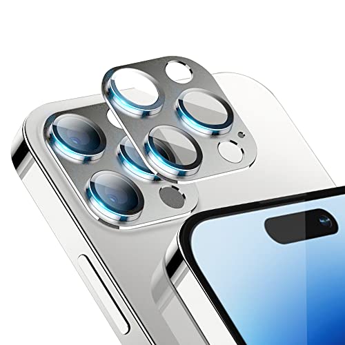 Niboow Kameraschutz Kompatibel mit iPhone 14 Pro/14 Pro Max, Anti-Kratzer HD Klar Kameraschutz, Aluminiumlegierung Schutzglas Kamera Linse Schutzfolie Kompatibel mit iPhone 14 Pro/14 Pro Max- Silber Niboow Kameraschutz Kompatibel mit iPhone 14 Pro/14 Pro Max, Anti-Kratzer HD Klar Kameraschutz, Aluminiumlegierung Schutzglas Kamera Linse Schutzfolie Kompatibel mit iPhone 14 Pro/14 Pro Max- Silber von Niboow