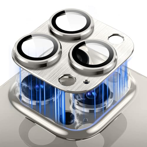 Niboow Kameraschutz Kompatibel mit iPhone 16 Pro/iPhone 16 Pro Max, Anti-Kratzer Klar Kameraschutz, HD Schutzglas Kamera Linse Schutzfolie Kompatibel mit iPhone 16 Pro/iPhone 16 Pro Max - Grau Niboow Kameraschutz Kompatibel mit iPhone 16 Pro/iPhone 16 Pro Max, Anti-Kratzer Klar Kameraschutz, HD Schutzglas Kamera Linse Schutzfolie Kompatibel mit iPhone 16 Pro/iPhone 16 Pro Max - Grau von Niboow