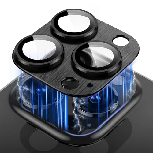 Niboow Kameraschutz Kompatibel mit iPhone 16 Pro/iPhone 16 Pro Max, Anti-Kratzer Klar Kameraschutz, HD Schutzglas Kamera Linse Schutzfolie Kompatibel mit iPhone 16 Pro/iPhone 16 Pro Max - Schwarz Niboow Kameraschutz Kompatibel mit iPhone 16 Pro/iPhone 16 Pro Max, Anti-Kratzer Klar Kameraschutz, HD Schutzglas Kamera Linse Schutzfolie Kompatibel mit iPhone 16 Pro/iPhone 16 Pro Max - Schwarz von Niboow