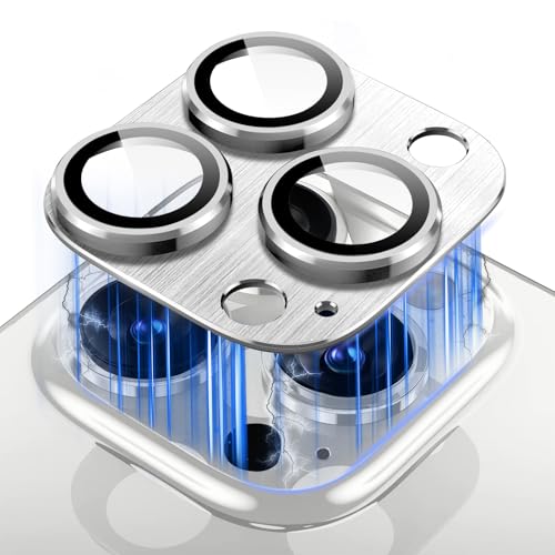 Niboow Kameraschutz Kompatibel mit iPhone 16 Pro/iPhone 16 Pro Max, Anti-Kratzer Klar Kameraschutz, HD Schutzglas Kamera Linse Schutzfolie Kompatibel mit iPhone 16 Pro/iPhone 16 Pro Max - Silber Niboow Kameraschutz Kompatibel mit iPhone 16 Pro/iPhone 16 Pro Max, Anti-Kratzer Klar Kameraschutz, HD Schutzglas Kamera Linse Schutzfolie Kompatibel mit iPhone 16 Pro/iPhone 16 Pro Max - Silber von Niboow