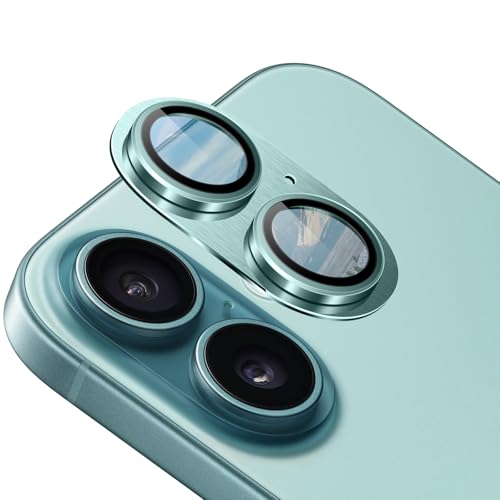 NicMool Kameraschutz für iPhone 16 / iPhone 16 Plus, Aluminiumlegierung Schutz Glas Folie Kratzfest Stoßfest HD-Klarheit 9H Panzer Schutzfolie Kamera für iPhone 16 / iPhone 16 Plus - Grün NicMool Kameraschutz für iPhone 16 / iPhone 16 Plus, Aluminiumlegierung Schutz Glas Folie Kratzfest Stoßfest HD-Klarheit 9H Panzer Schutzfolie Kamera für iPhone 16 / iPhone 16 Plus - Grün von NicMool