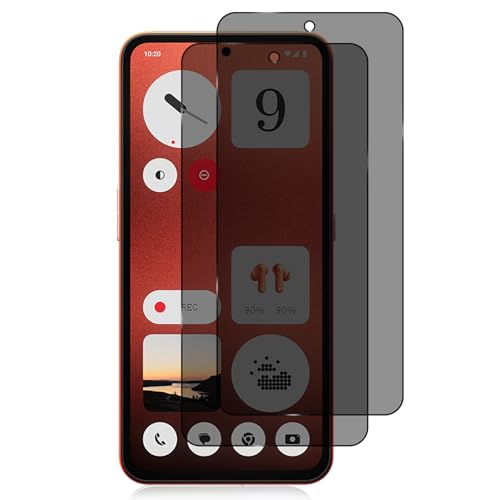 NicMool Privacy Schutzfolie für Nothing CMF Phone 1, 2 Stück Anti-Spähen Privatsphäre Displayschutzfolie Panzer Schutz Glas Folie für Nothing CMF Phone 1 von NicMool