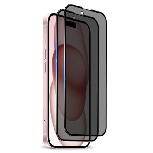 NicMool Privacy Schutzfolie für iPhone 15, 2 Stück Anti-Spähen Privatsphäre Displayschutzfolie Panzer Schutz Glas Folie für iPhone 15 NicMool Privacy Schutzfolie für iPhone 15, 2 Stück Anti-Spähen Privatsphäre Displayschutzfolie Panzer Schutz Glas Folie für iPhone 15 von NicMool