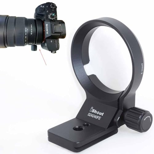 Objektiv-Kragen-Halterung, Stativhalterung, kompatibel mit Sony E 10–18 mm F4 OSS (SEL1018), E PZ 18–105 mm F4 G OSS (SELP18105G), E 18–135 mm F3.5–5.6 OSS (SEL18135), FE 12–24 mm F4 G (SEL18135), FE von NicPet