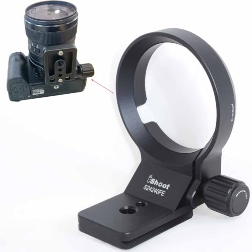 Objektivkragen Stativ-Halterungsring kompatibel mit Sony FE 24 mm F1.4 GM, FE 24–70 mm F4 ZA OSS (SEL2470Z), 24–70 mm F2.8 GM (SEL2470GM), FE 24–105 mm F4 G OSS (SEL24105G), FE 24–240 mm F3.5 -6.3 OSS von NicPet