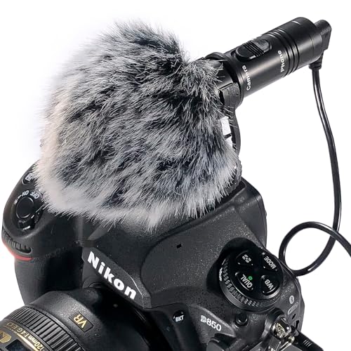 Nicama SGM8L Kondensator Kardioid Mikrofon für Nikon Canon DSLR Kamera Sony Camcorder Smartphone von Nicama