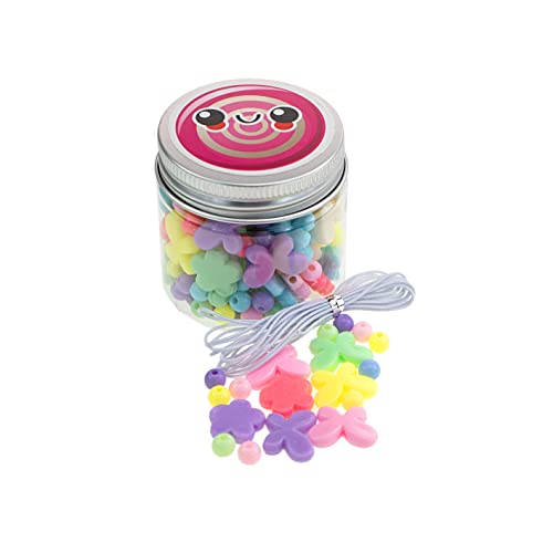 Nice Group Bunte Candy Beads, 1 Überraschungsglas, zum Basteln von DIY-Armbändern mit Buchstaben, Sternen, Bonbons, Herzen, Blumen, Teddybären für Mädchen und Mädchen, Bunt, 87004, verschiedene Farben und Modelle, 1 Stück Nice Group Bunte Candy Beads, 1 Überraschungsglas, zum Basteln von DIY-Armbändern mit Buchstaben, Sternen, Bonbons, Herzen, Blumen, Teddybären für Mädchen und Mädchen, Bunt, 87004, verschiedene Farben und Modelle, 1 Stück von Nice Group