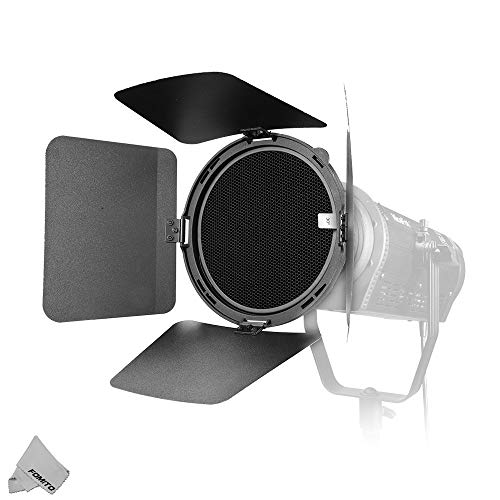 NiceFoto FD-110 Adapter für Fresnel-Montage mit Scheunentorfokus Zoom: 45 ° ~ 17 ° für LED-Videoleuchten zur Bowens-Montage für Aputure COB 120D II, 300D, Nicefoto HB-1000B II, HA-3300B NiceFoto FD-110 Adapter für Fresnel-Montage mit Scheunentorfokus Zoom: 45 ° ~ 17 ° für LED-Videoleuchten zur Bowens-Montage für Aputure COB 120D II, 300D, Nicefoto HB-1000B II, HA-3300B von NiceFoto
