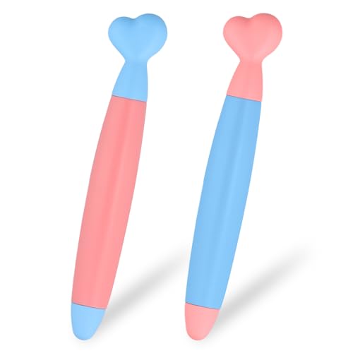 2 Stücke Kids Stylus Pen Herzförmig Gummi Touchscreen Stift für Kinder Tablet Stift für Kinder Touchscreen Stift Kompatibel Geeignet für die Meisten Mobiltelefone und Tablets von NiceLand