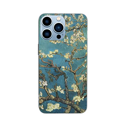 Niceboomna Kompatibel mit iPhone 11 Hülle, Vincent Van Gogh blühender Mandelbaum, schmale Passform, weiches TPU, stoßfest, Schutzhülle für Frauen und Mädchen von Niceboomna
