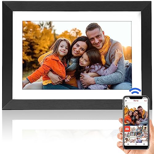 10.1"Digitaler Bilderrahmen,1280x800 IPS HD Touchscreen WiFi Fotorahmen mit 16GB,Automatische Drehung Frameo Elektronischer Bilderrahmen,Einfache Setup,Fotos Sofort Teilen,Geschenk für Freunde Familie von Nicecastle