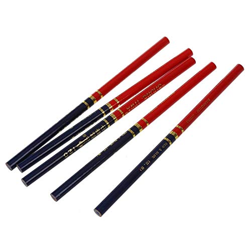 Nicejoy Tischler Bleistift Rot Und Blauer Farbbild Express Twin-punkte Bleistift-bleistift-dual-farbige Doppelte Hb-bleistifte-marker-stift-holzbasis 5pcs von Nicejoy