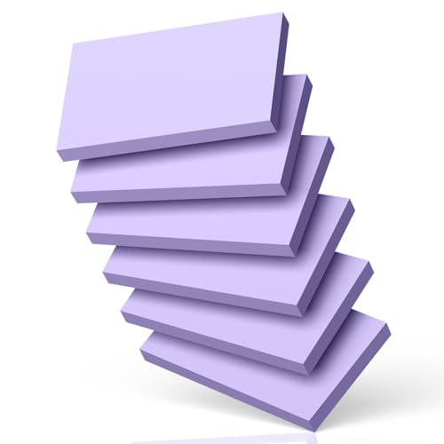 Blanko-Karteikarten, 7,6 x 12,7 cm, violett, unliniert, Lernkarten, tragbare Lernkarten, ideal für Notizen, Kunstskizzen, Büro- und Schulbedarf, 300 Stück von Nichela