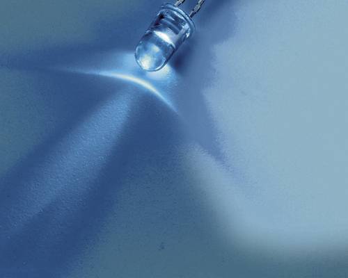 Nichia NSPB300B Sel. wV/W LED bedrahtet Blau Rund 3mm 8200 mcd 15° 20mA 3.2V von Nichia