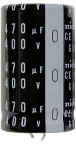 Nichicon LGU1E472MELZ Elektrolyt-Kondensator SnapIn 10mm 4700 µF 25 V/DC 20% (Ø x L) 22mm x 25mm 1 von Nichicon