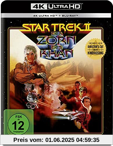 Star Trek II - Der Zorn des Khan - 4K Ultra HD Blu-ray + Blu-ray (4K Ultra HD) von Nicholas Meyer