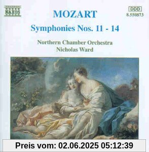 Mozart Sinfonien 11 bis 14 Ward von Nicholas Ward