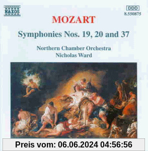 Mozart Sinfonien 19, 20 und 37 Ward von Nicholas Ward