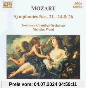 Mozart Sinfonien 21 bis 24 und 26 Ward von Nicholas Ward