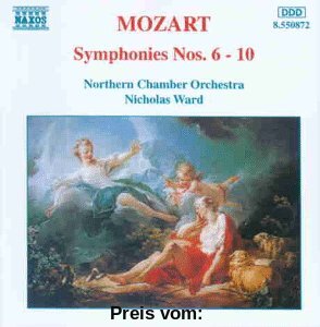 Mozart Sinfonien 6 bis 10 Ward von Nicholas Ward