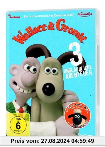 Wallace & Gromit - 3 unglaubliche Abenteuer von Nick Park