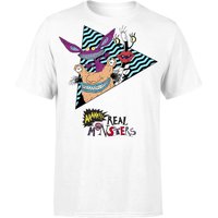 AAAHH Real Monsters Herren T-Shirt - Weiß - L von Nickelodeon