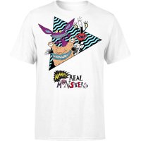 AAAHH Real Monsters Herren T-Shirt - Weiß - S von Nickelodeon