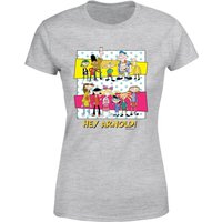 Hey Arnold Guys & Girls Damen T-Shirt - Grau - 3XL von Nickelodeon