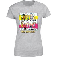 Hey Arnold Guys & Girls Damen T-Shirt - Grau - S von Nickelodeon