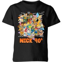 Nickelodeon Nostalgia Kinder T-Shirt - Schwarz - 11-12 Jahre von Nickelodeon