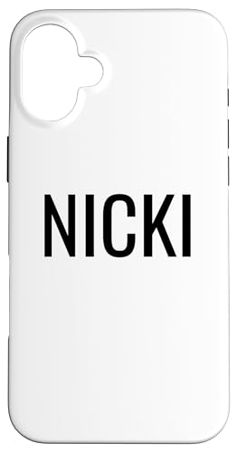 Nicki Hülle für iPhone 16 Plus Nicki Hülle für iPhone 16 Plus von Nicki