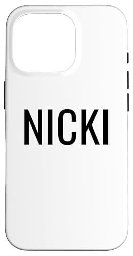 Nicki Hülle für iPhone 16 Pro Nicki Hülle für iPhone 16 Pro von Nicki