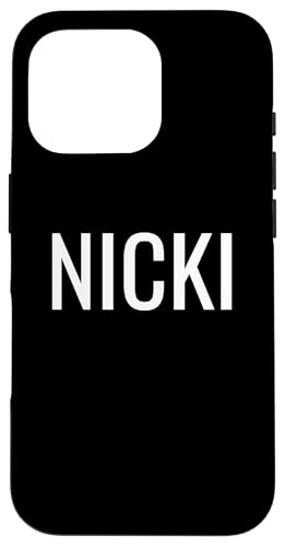 Nicki Hülle für iPhone 16 Pro Nicki Hülle für iPhone 16 Pro von Nicki