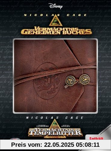 Das Vermächtnis des geheimen Buches - Presidential Edition  (5 DVDs - incl. Das Vermächtnis der Tempelritter) von Nicolas Cage