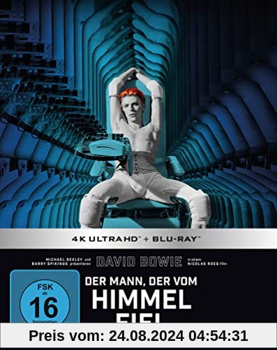 Der Mann, der vom Himmel fiel - Limited Steelbook Edition (4K Ultra HD) (+Blu-ray) von Nicolas Roeg