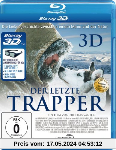 Der letzte Trapper 3D (3D Blu-ray) von Nicolas Vanier