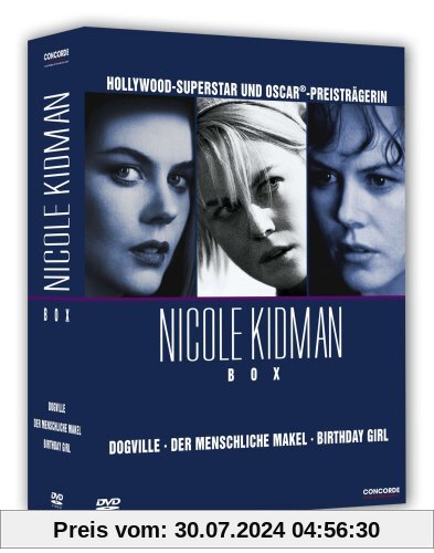 Nicole Kidman - Box (enthält die Filme Dogville, Der menschliche Makel und Birthday Girl)  [3 DVDs] von Nicole Kidman