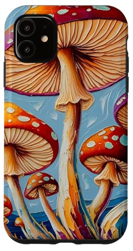 Aesthetic Mushroom Cottagecore Pilz Design Outdoor Hülle für iPhone 11 von Nicole Lynne Designs