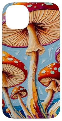 Aesthetic Mushroom Cottagecore Pilz Design Outdoor Hülle für iPhone 14 Plus von Nicole Lynne Designs